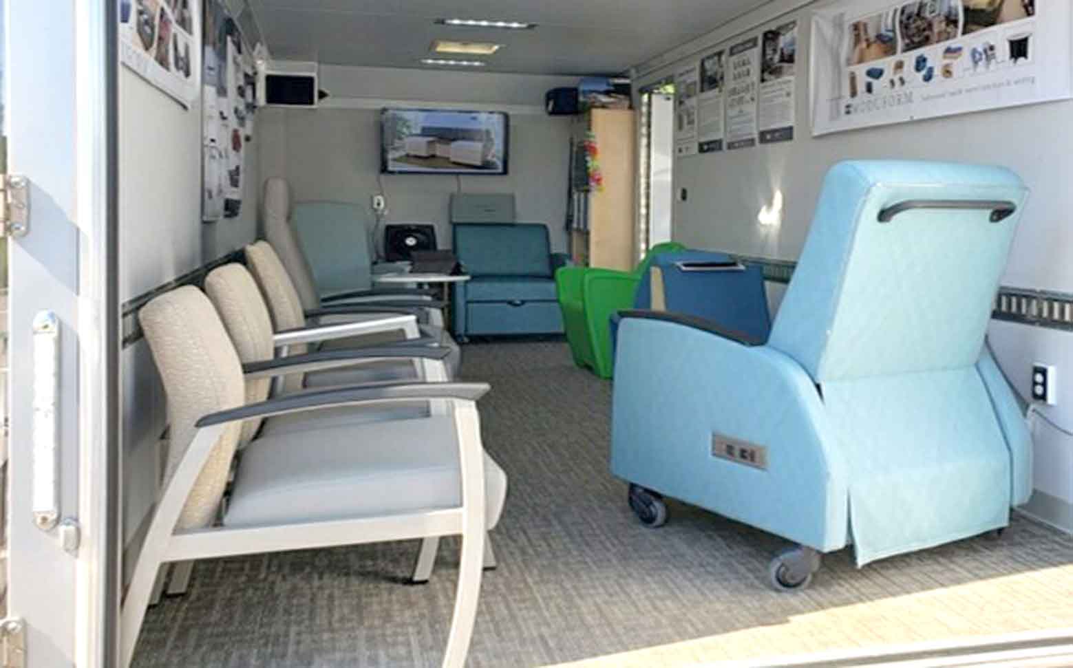 institutional furniture mobile showroom